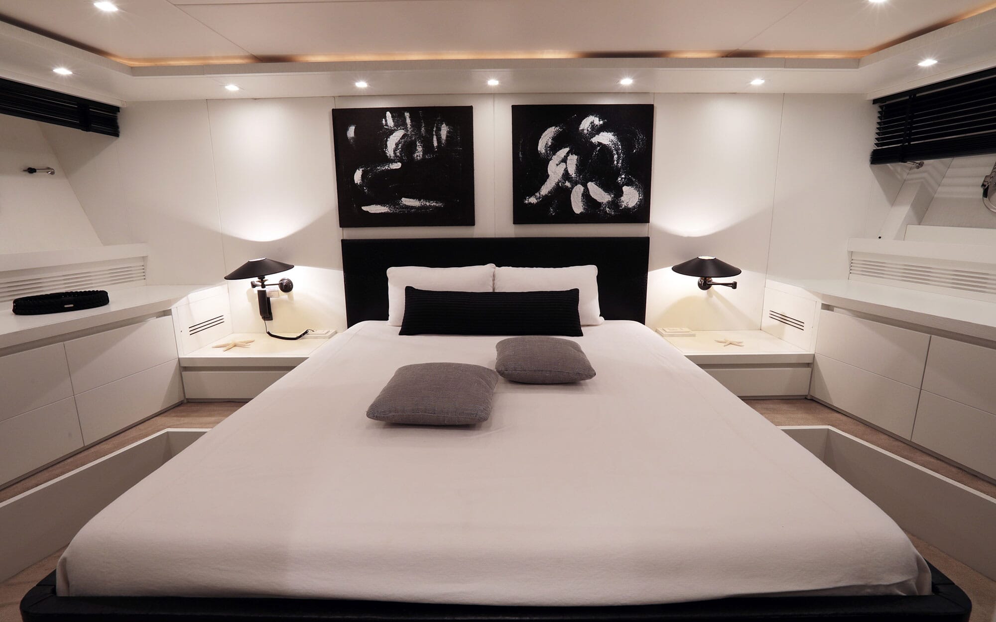 NIKCA yacht dining area