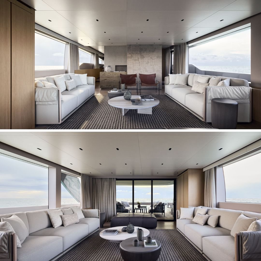 Sanlorenzo SL86A interior design