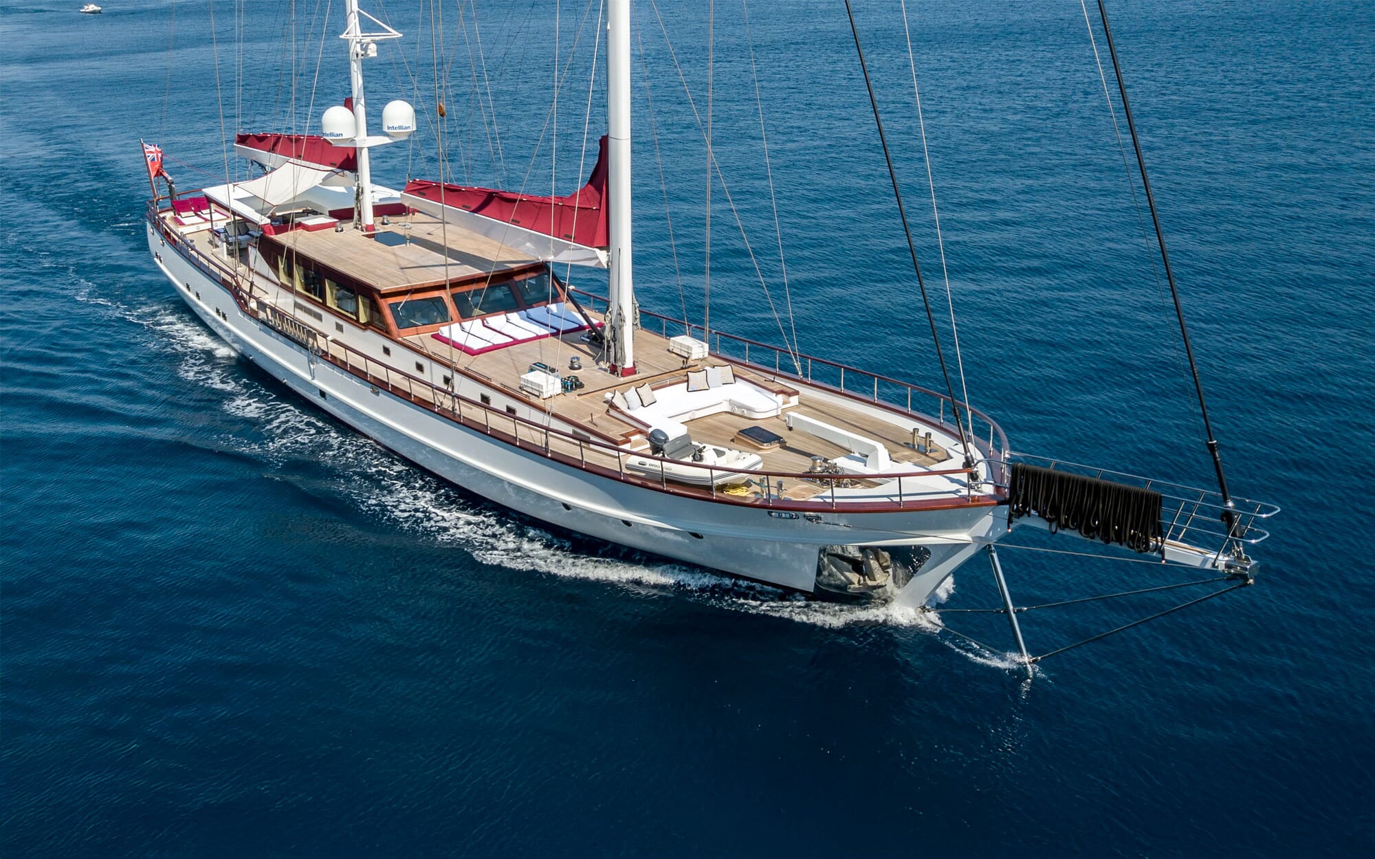 That's Amore yacht interior salon