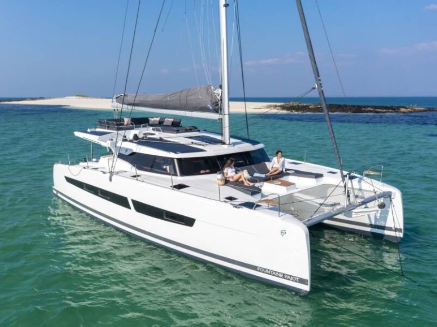 ALTHEA catamaran deck space