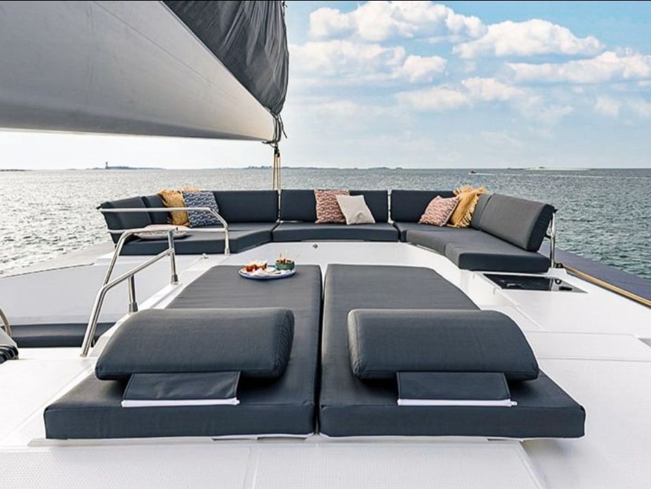 ALTHEA catamaran sailing in Greek waters