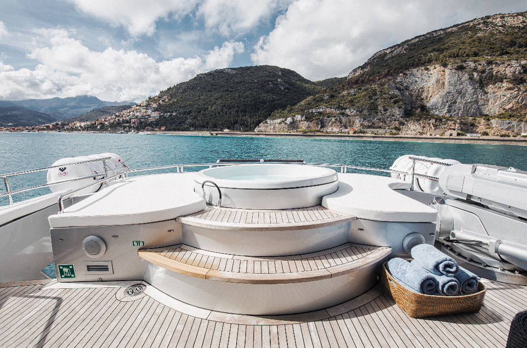 XO of the Seas top deck dining