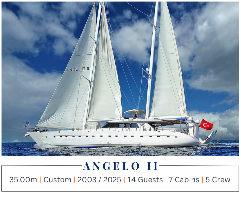 Angelo II yacht interior