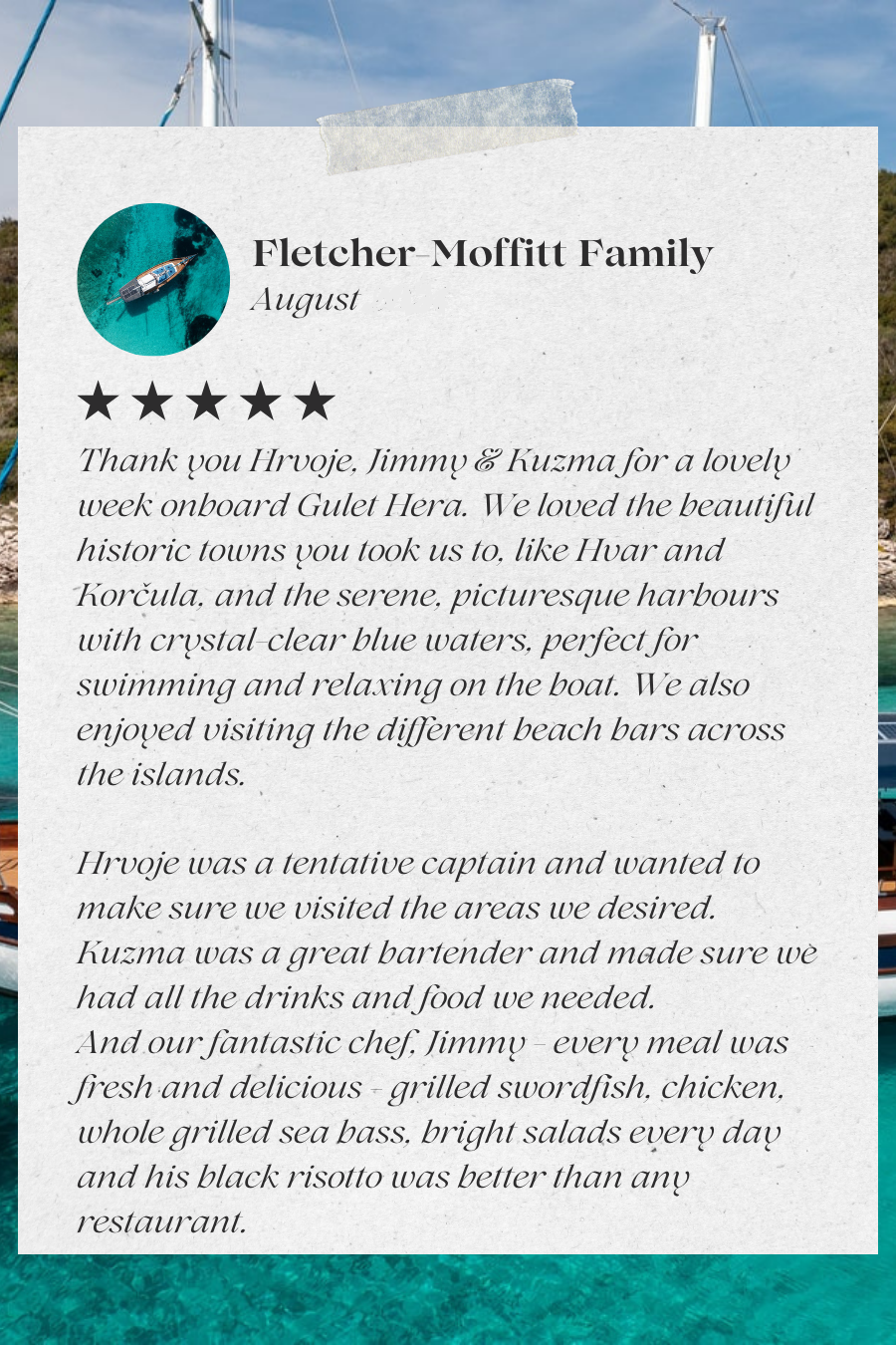 Croatian coastline view