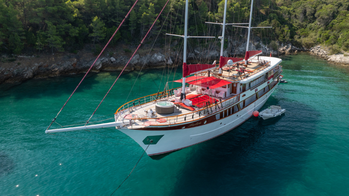 Croatian islands and crystal clear waters