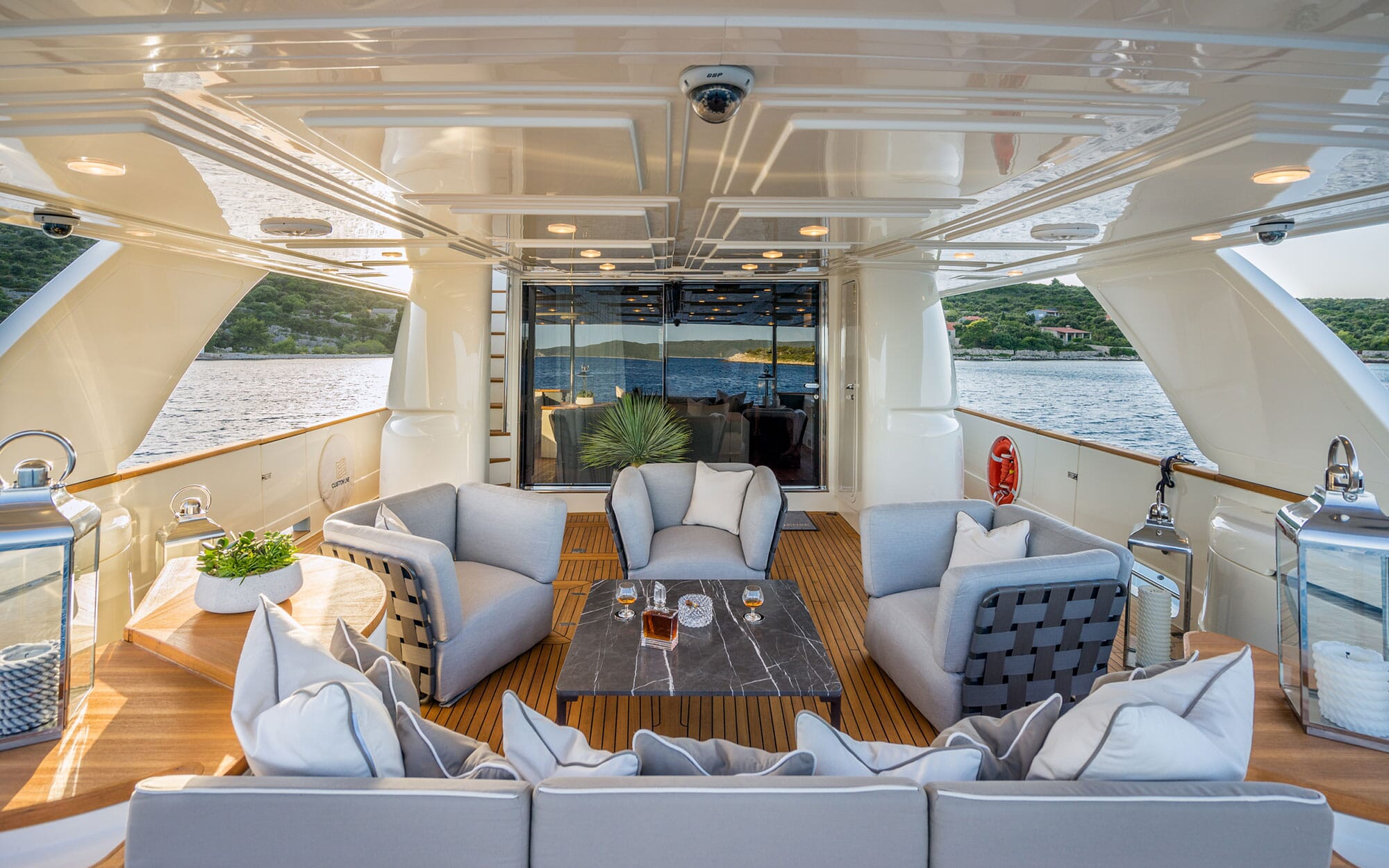 Seventh Sense yacht deck areas