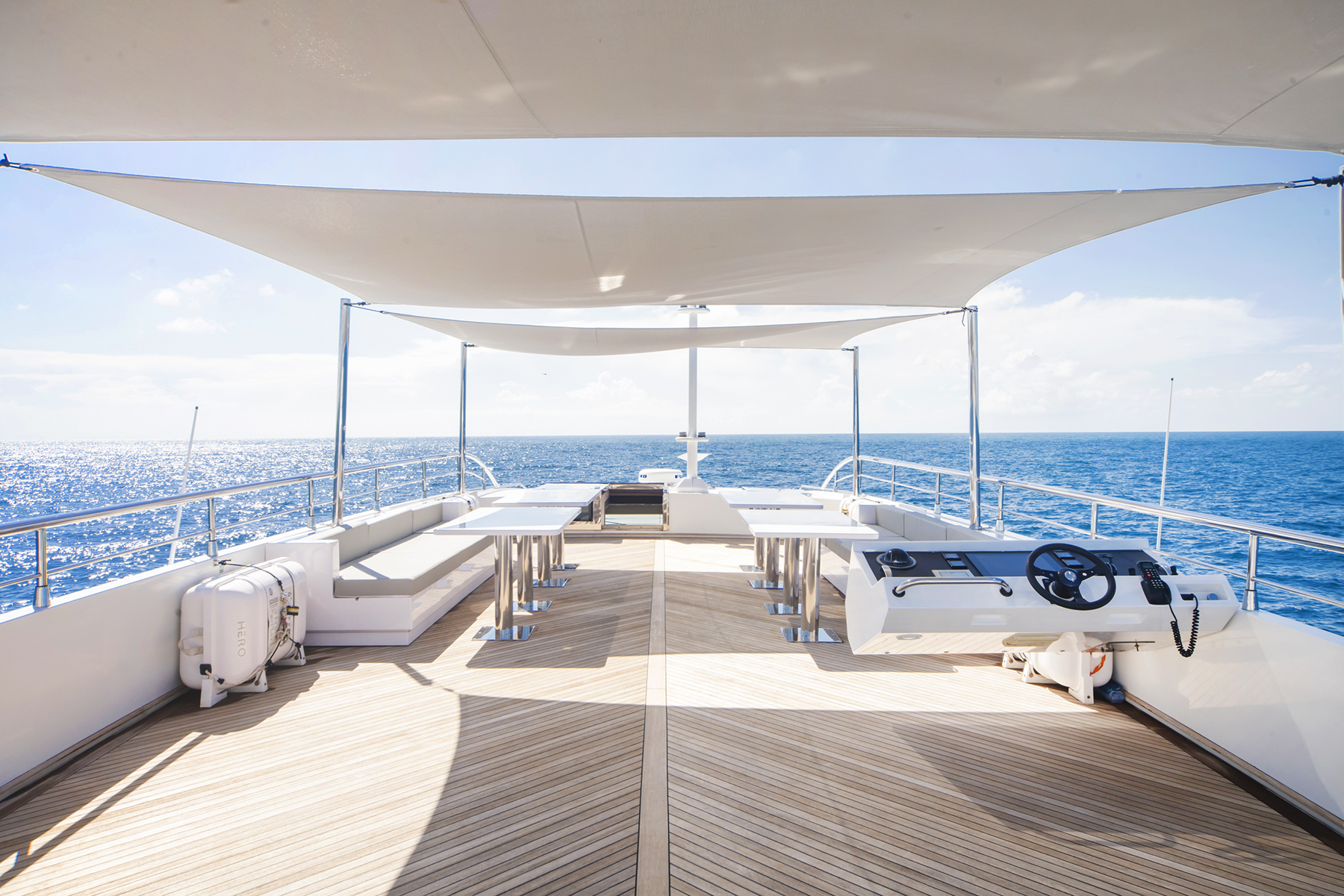 Fast & Furious deck dining area