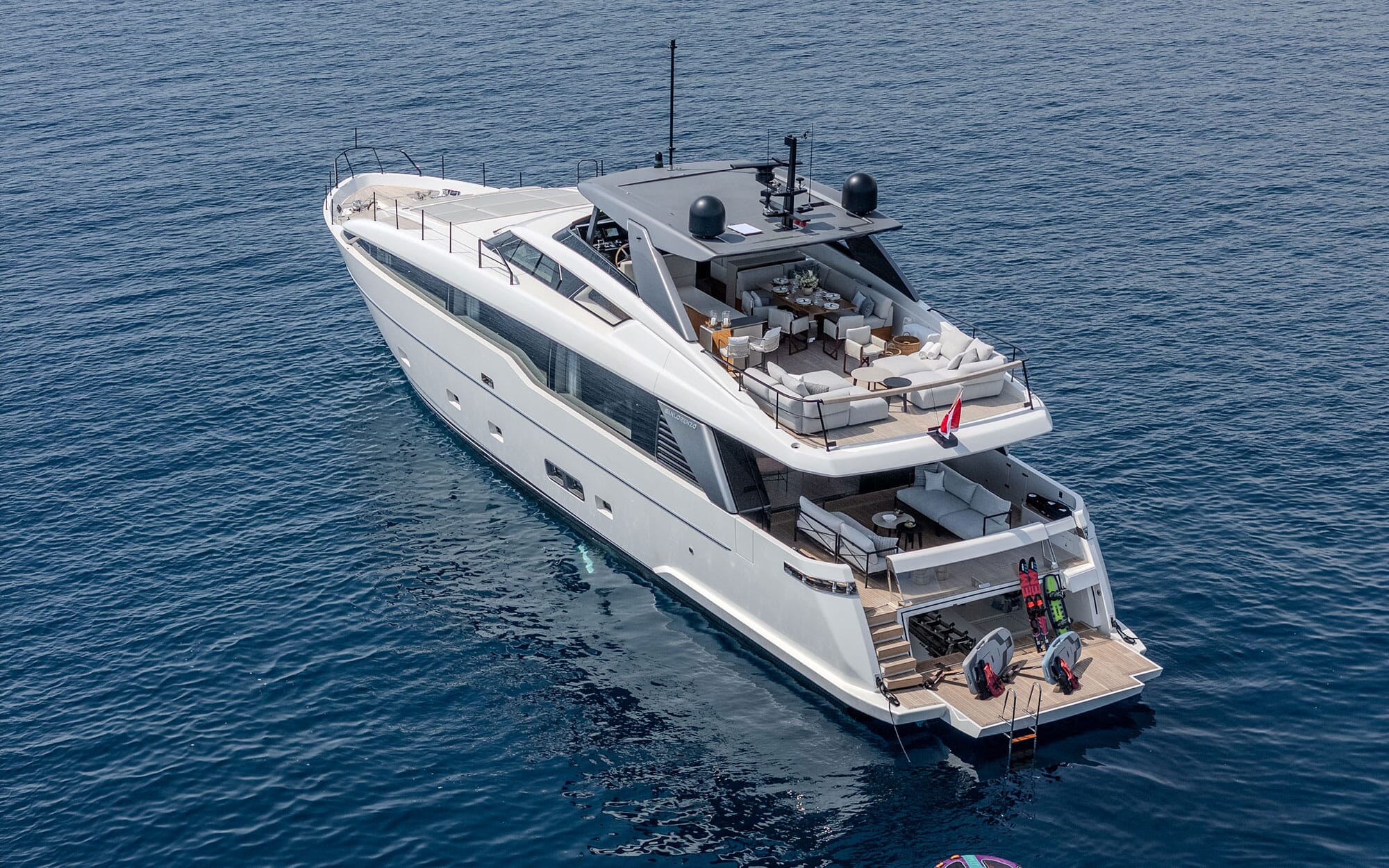 Chef Marina Losada aboard Tell No One