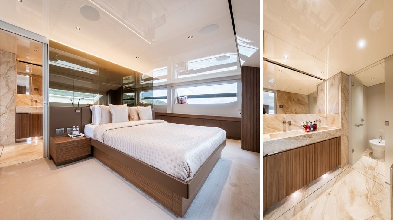 Aresya flybridge and sundeck luxury charter