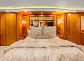 Mambo charter yacht at anchor
