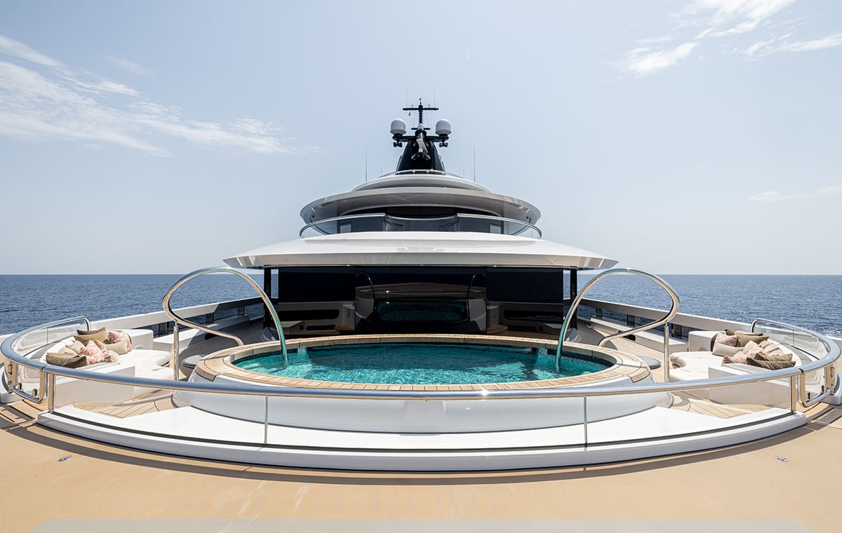 Kismet superyacht interior luxury spaces