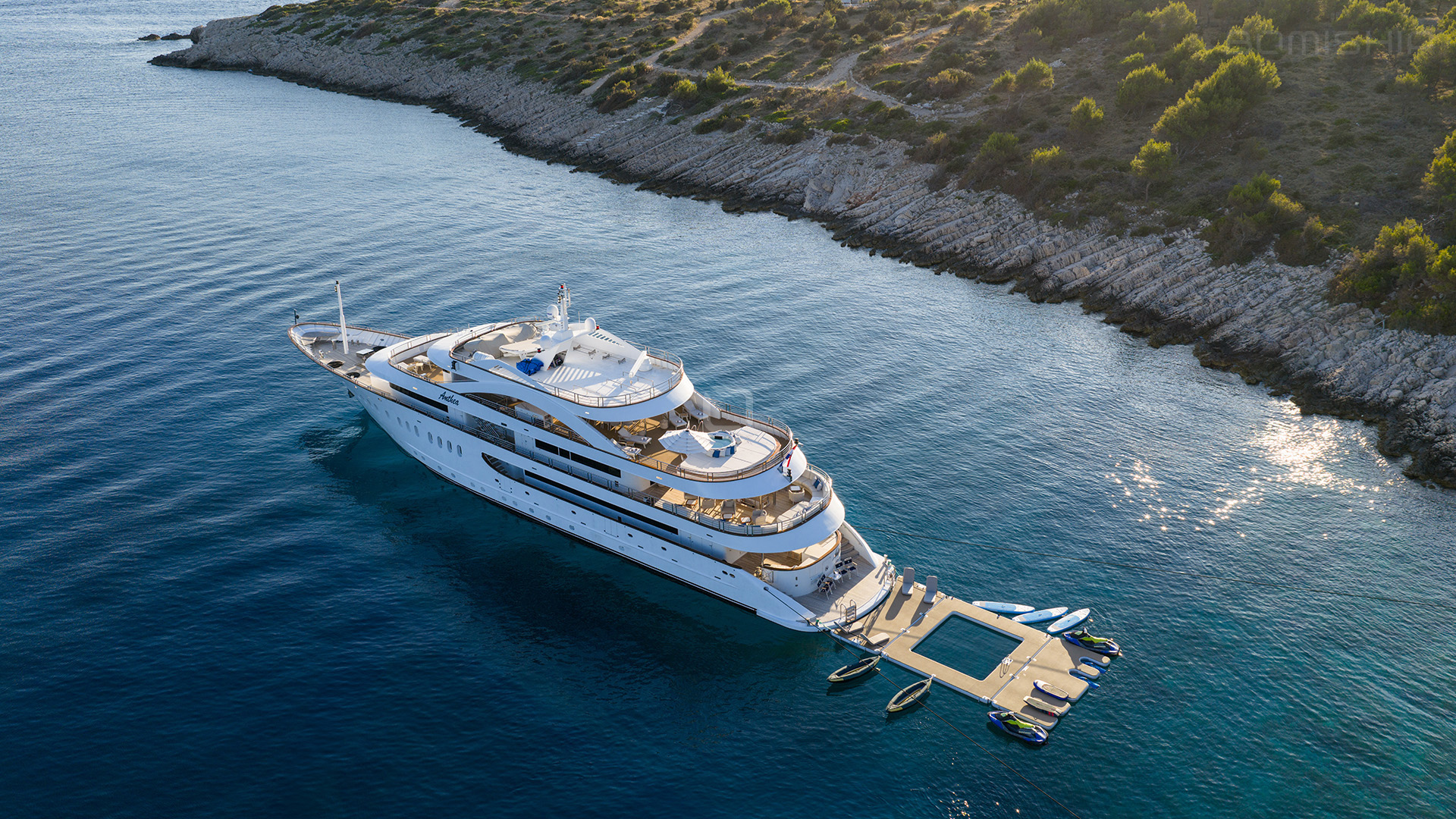 Anthea luxury yacht Dubrovnik Croatia
