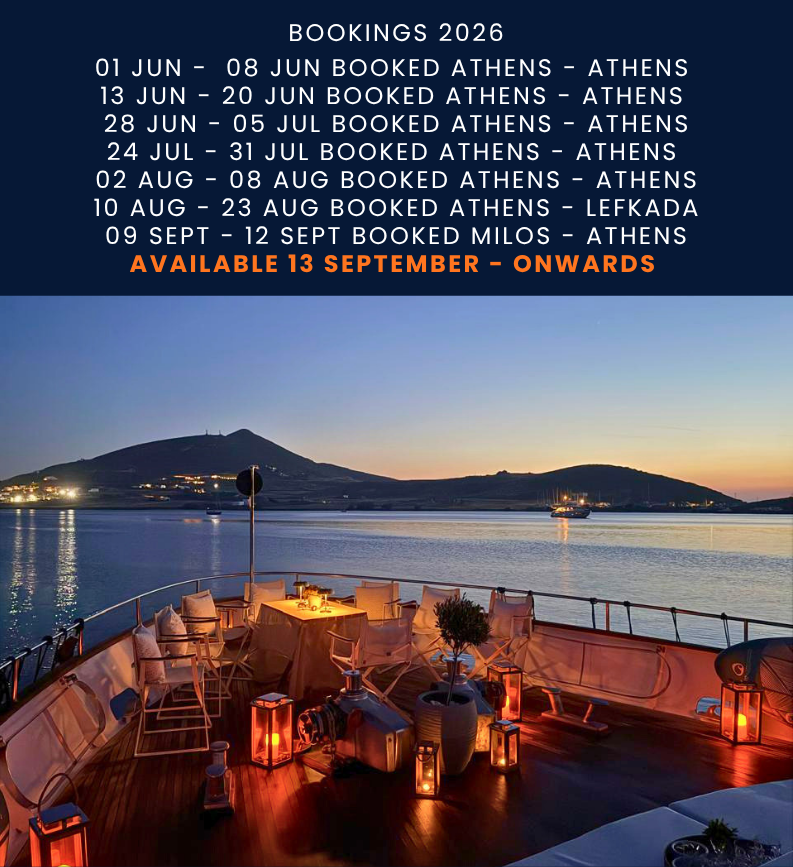 Karma yacht sundeck Greece charter
