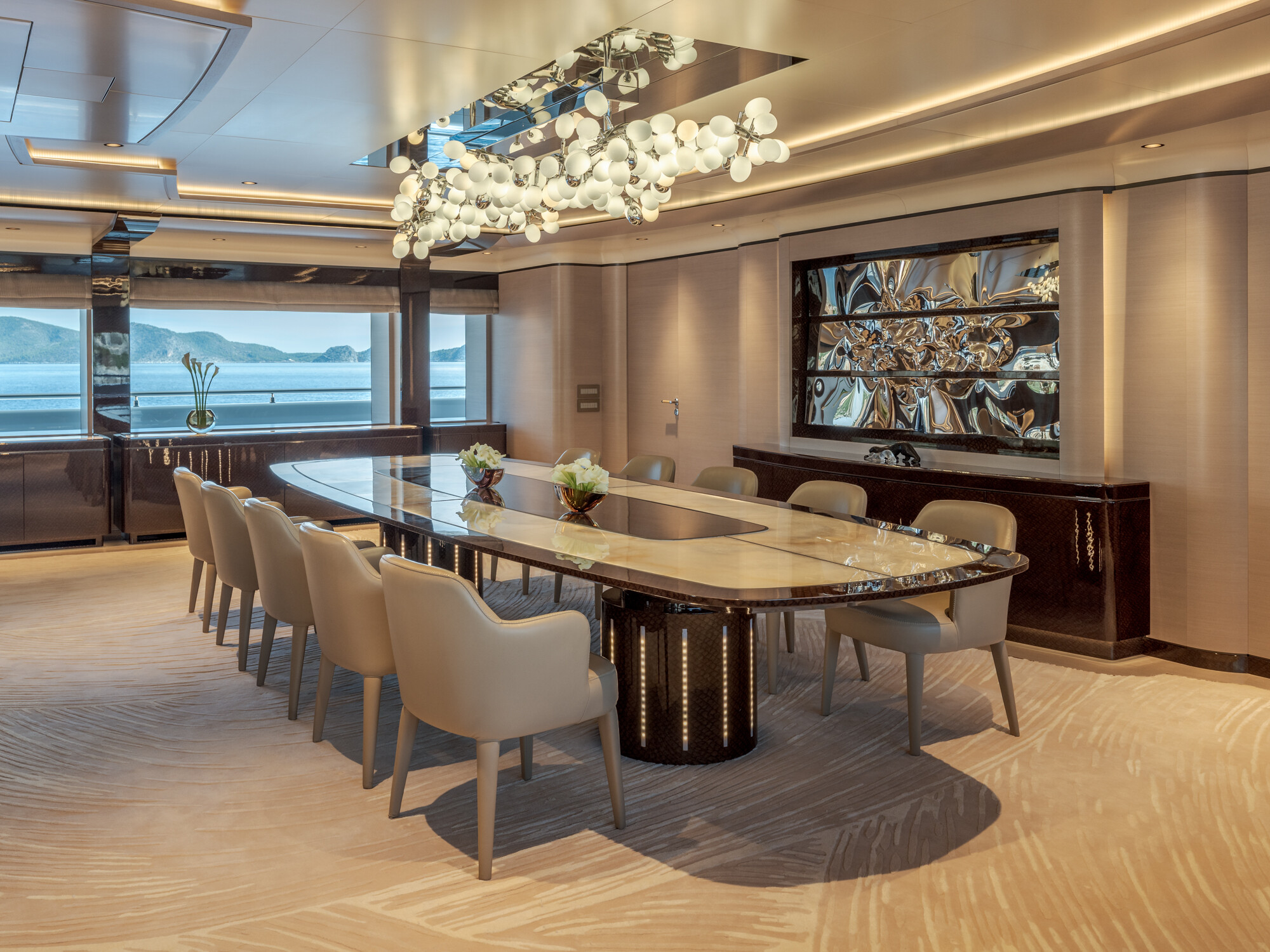 O'Pari at anchor in the Greek Islands — Greece yacht charter