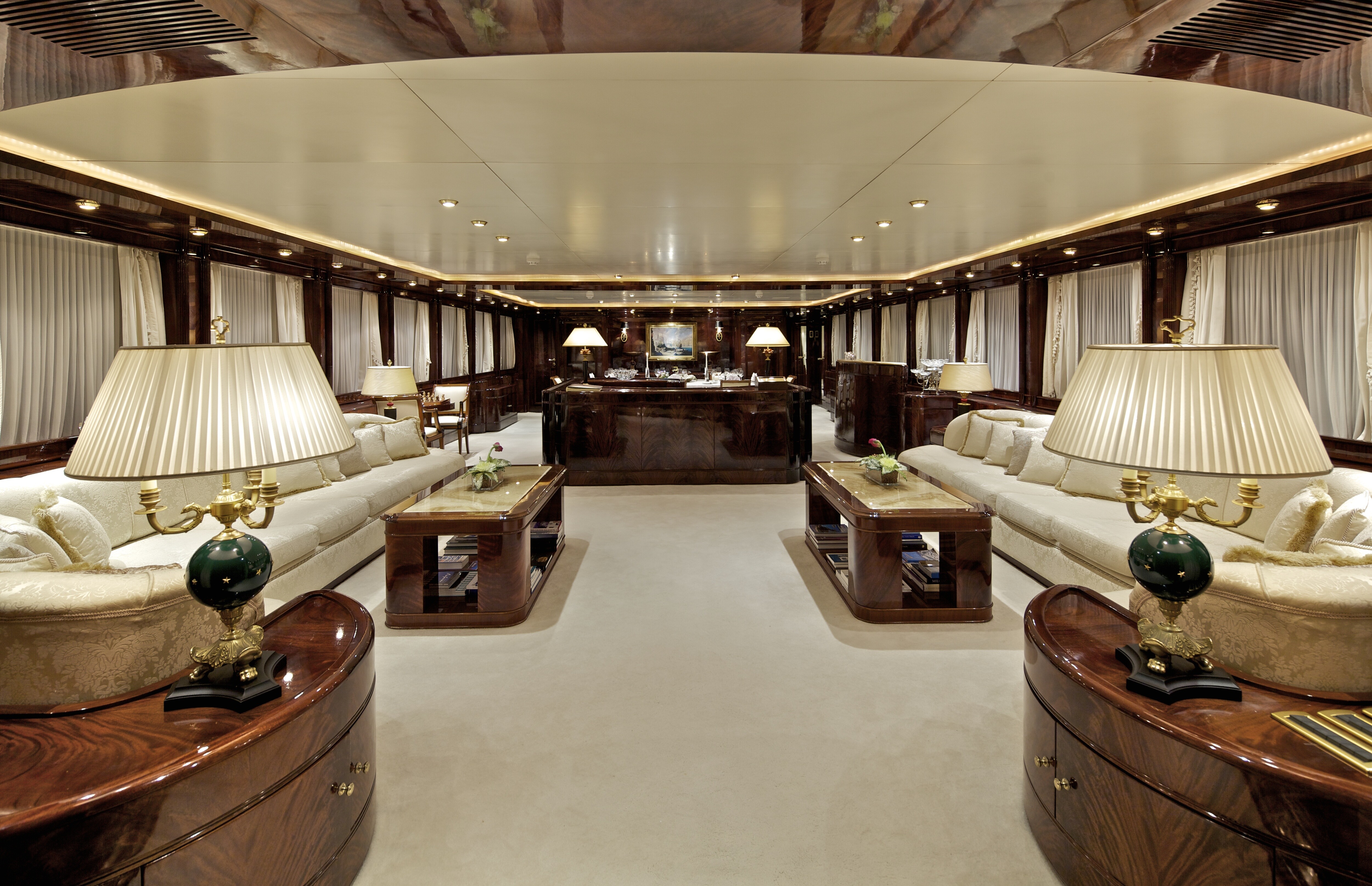 O'Rion interior suite luxury yacht Greece
