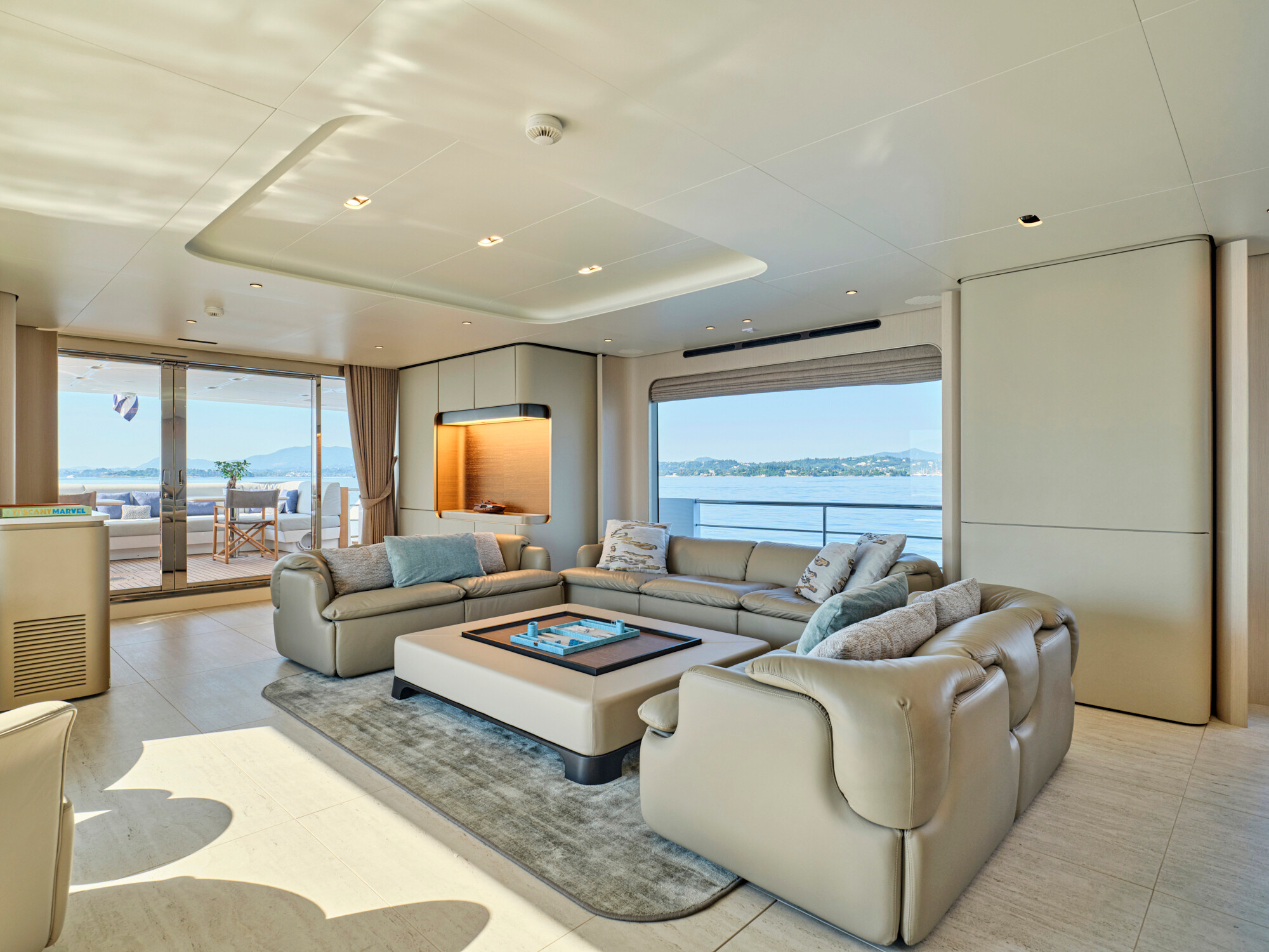 Volante exterior deck Greece gulet cruise