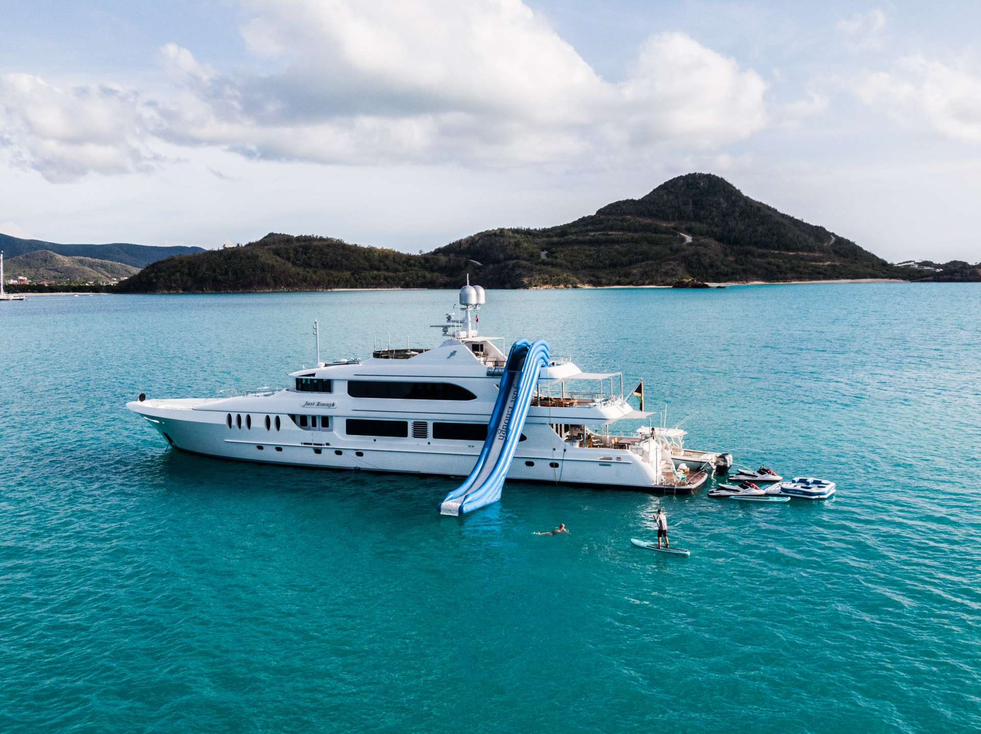 Just Enough luxury yacht charter in the Virgin Islands