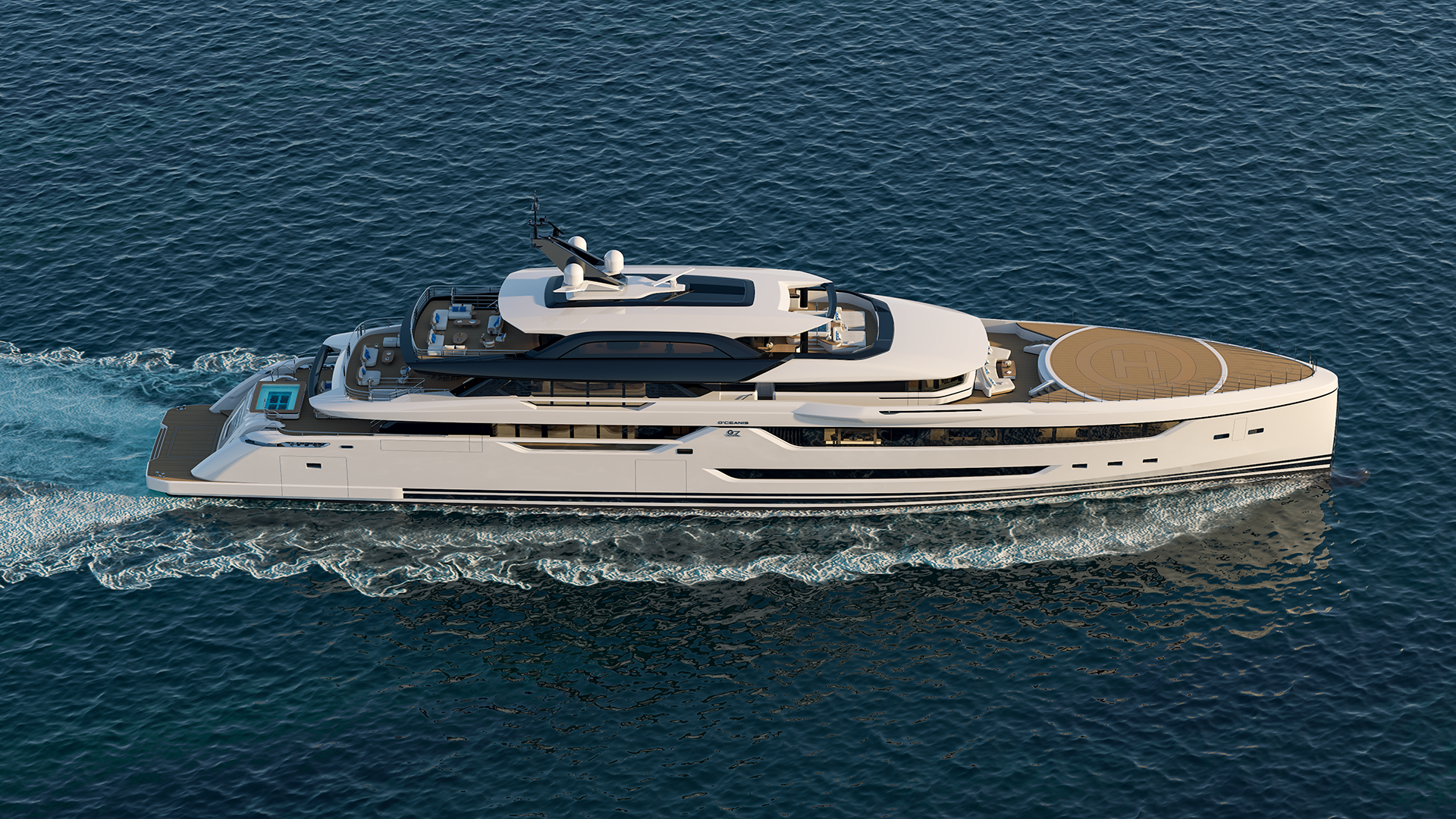 O'Ceanis superyacht exterior