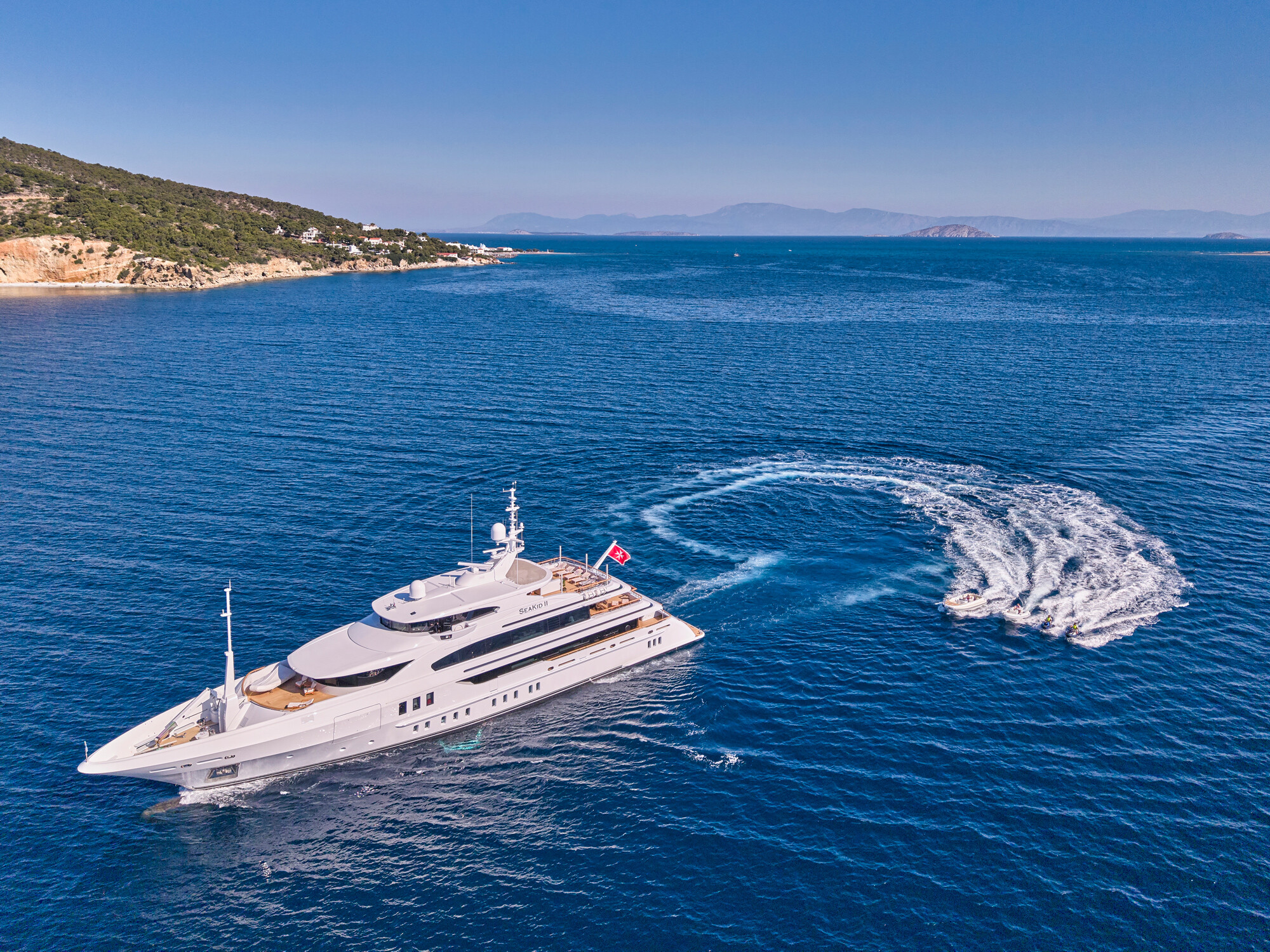 SEAKID II exterior profile underway in Greece