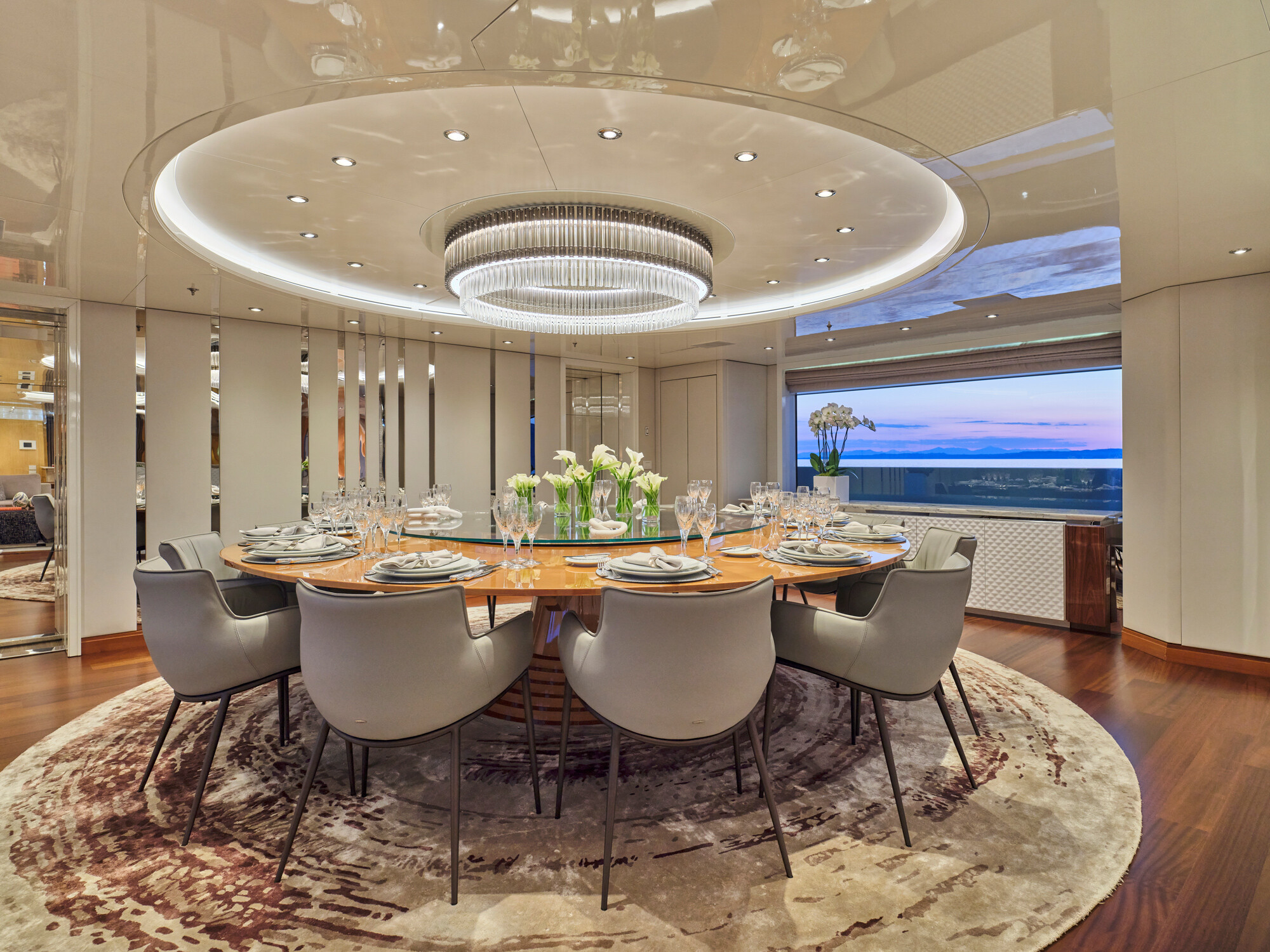 SEAKID II upper deck master suite with private balcony