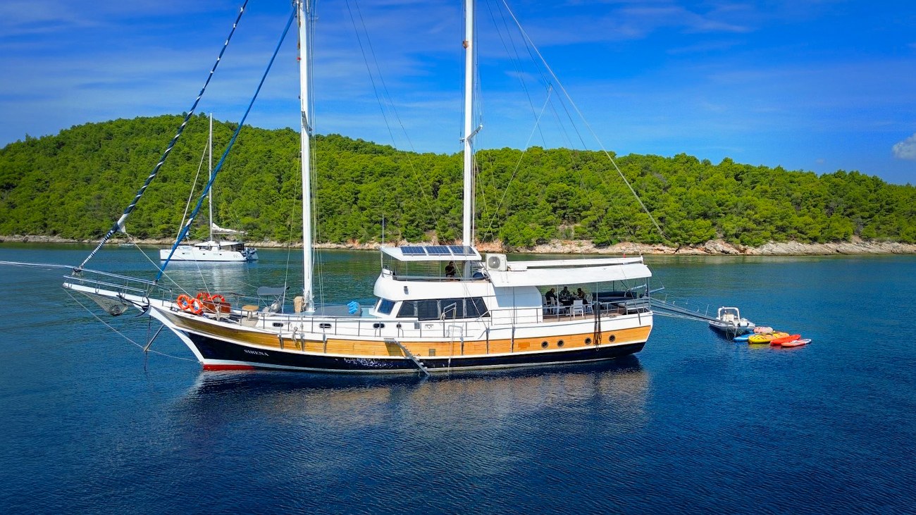 Croatian coastline gulet charter