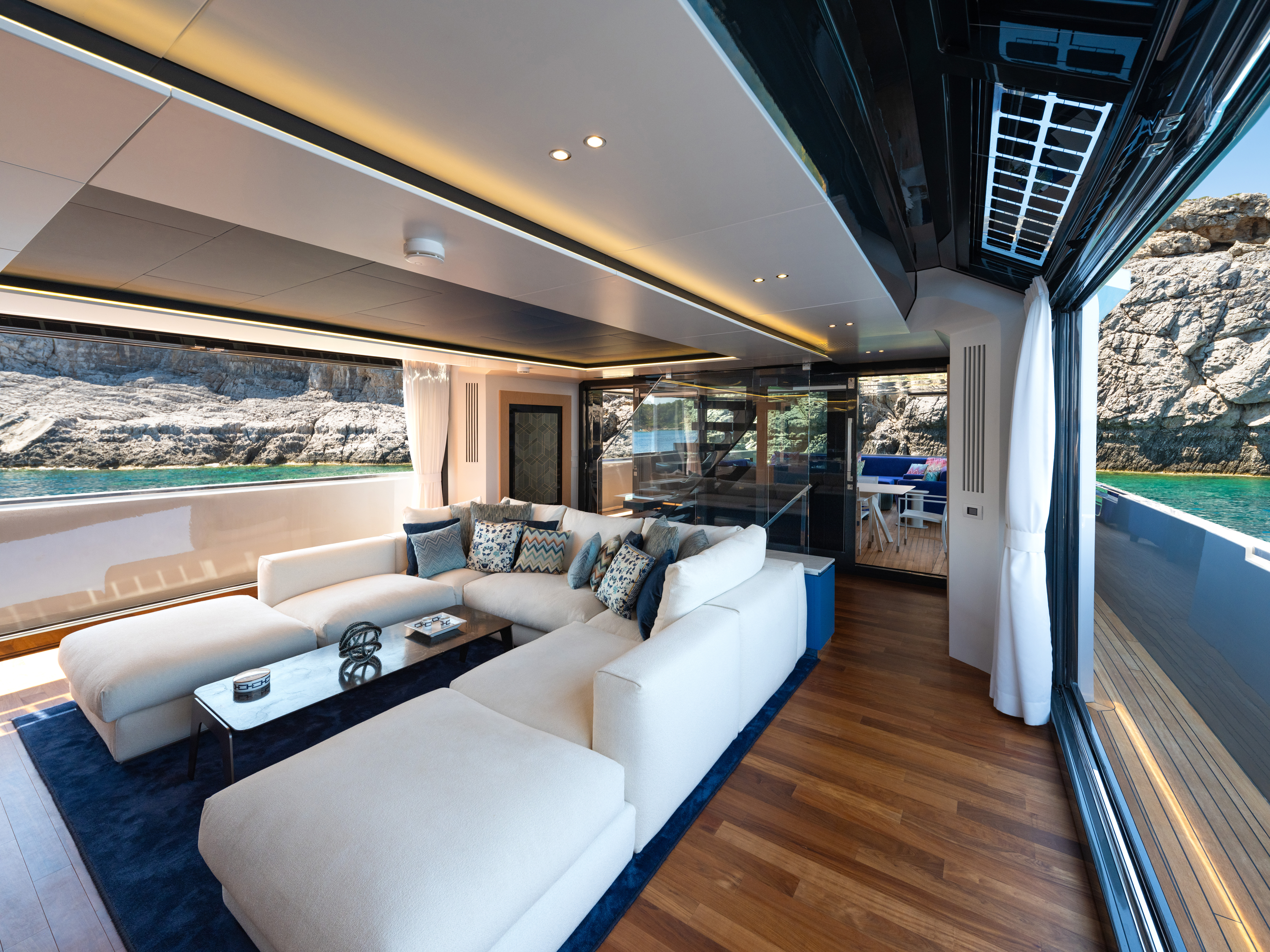 Angels luxury yacht exterior