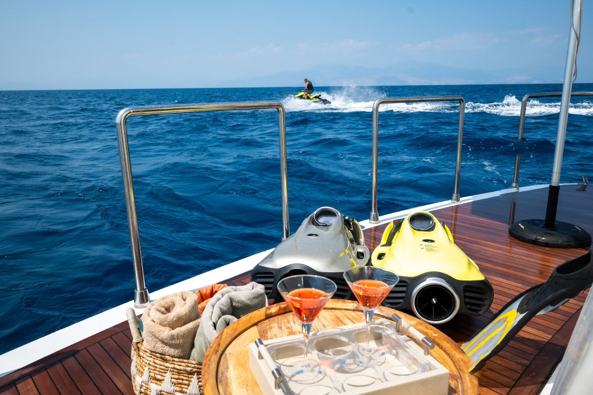 Aquila master cabin luxury interior