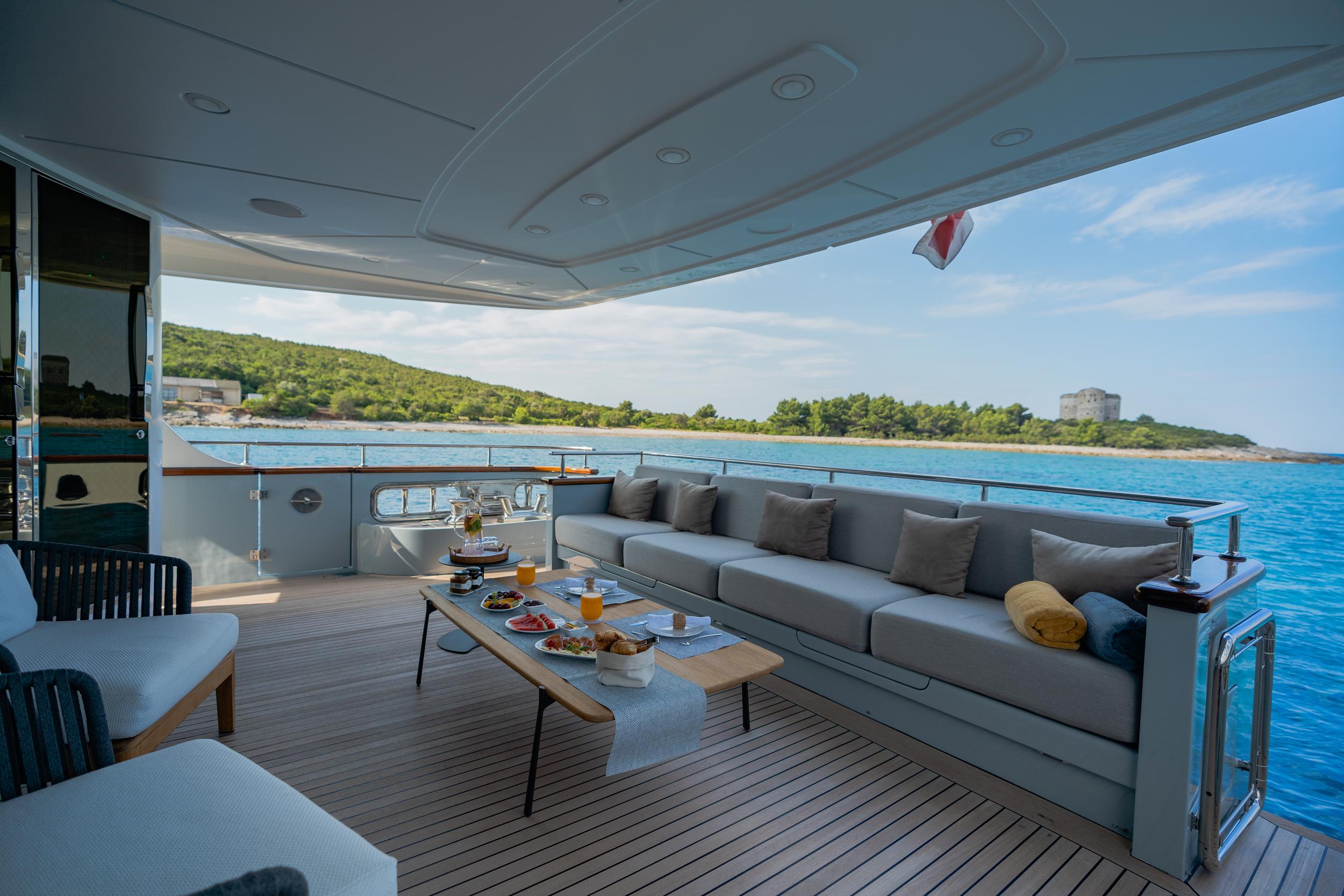 Valentina II interior luxury yacht