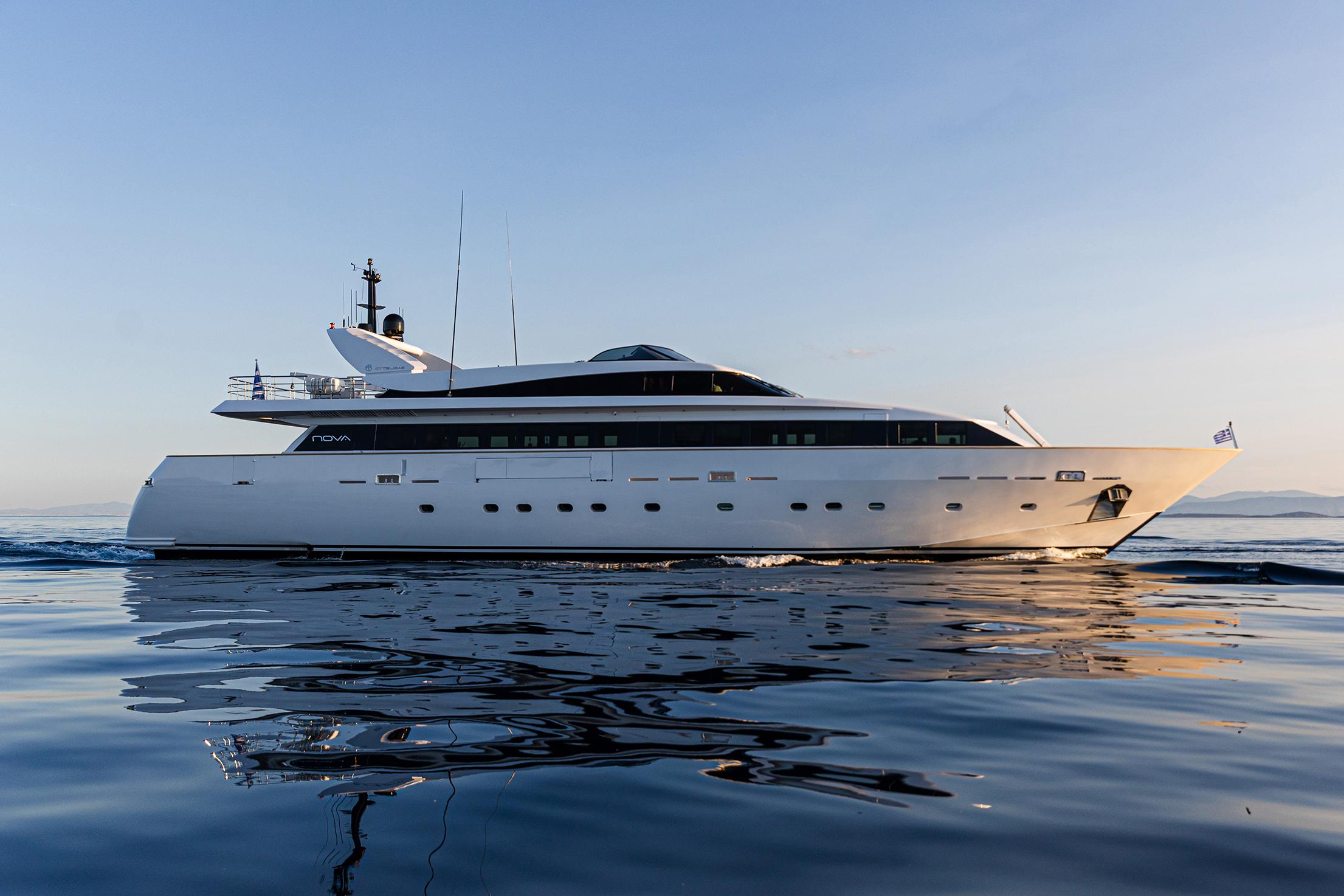 Nova yacht interior living space