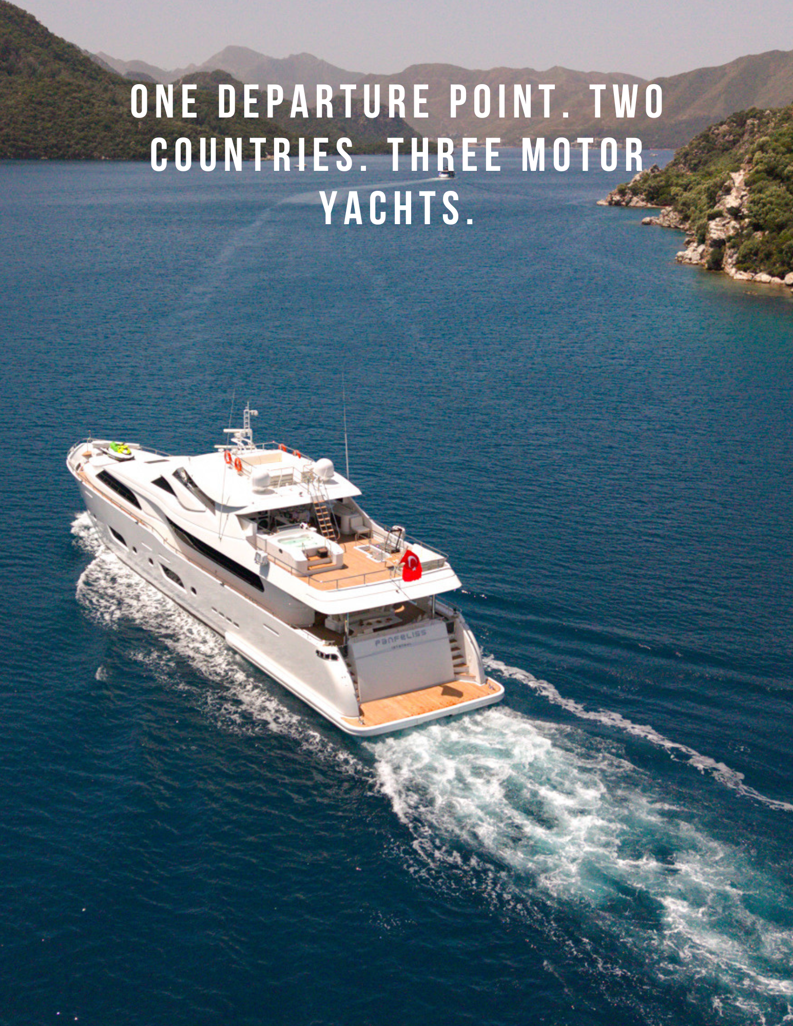 GO motor yacht luxury charter Eastern Mediterranean