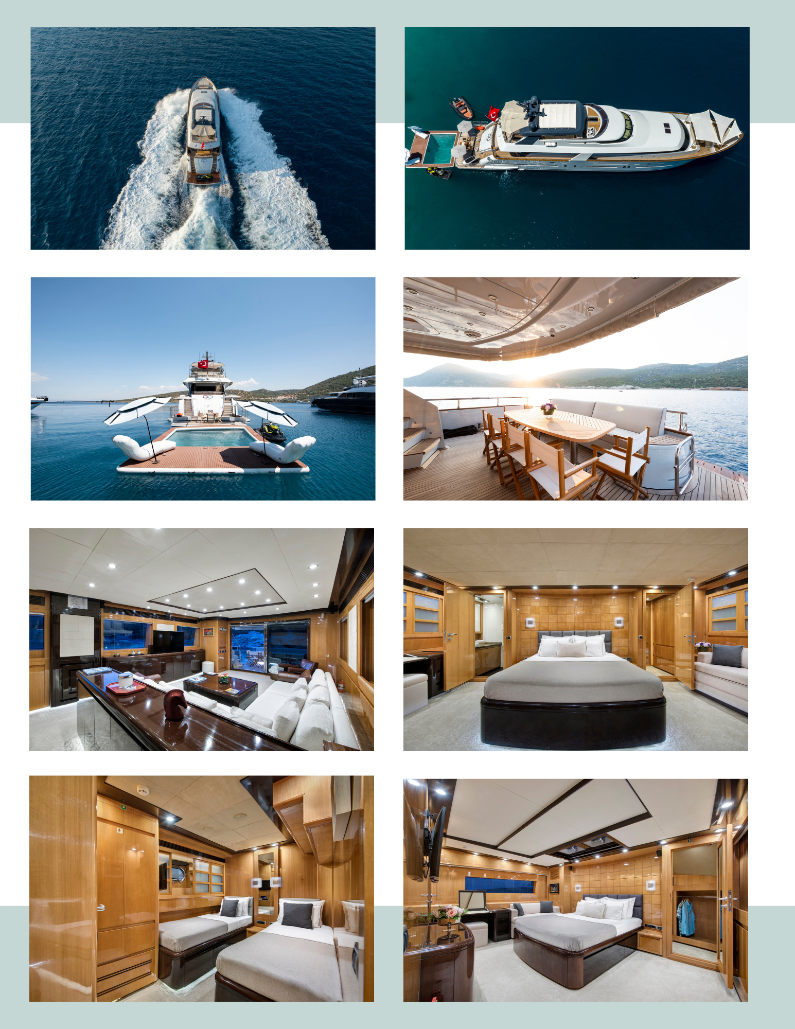 Go yacht sundeck and water toys charter
