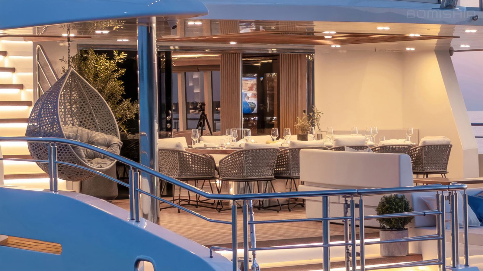 Adri gulet amenities exterior deck in Croatia