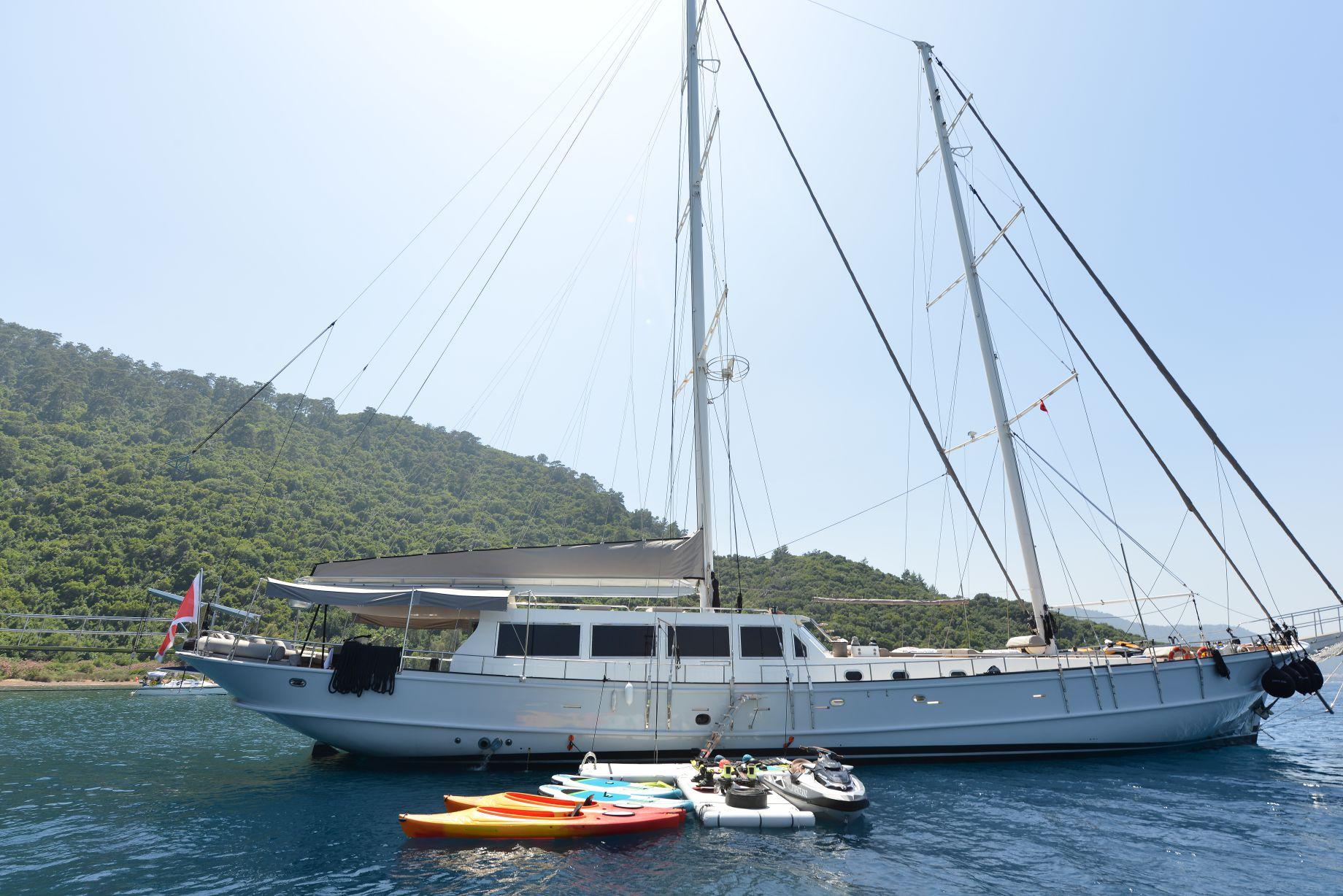 White Soul gulet amenities exterior deck in Türkiye