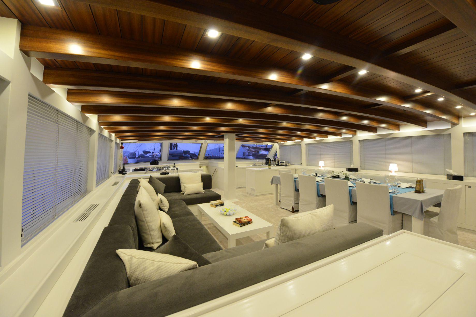 White Soul gulet amenities interior cabin in Türkiye