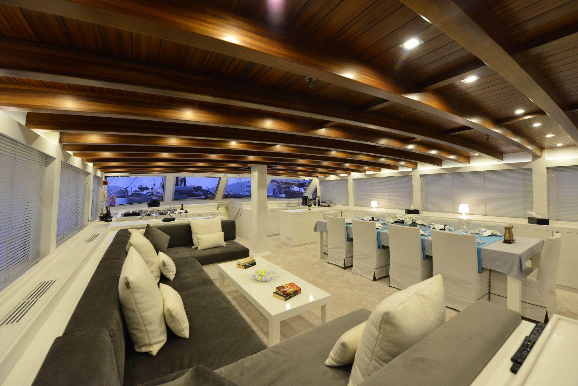 White Soul gulet amenities interior cabin in Türkiye