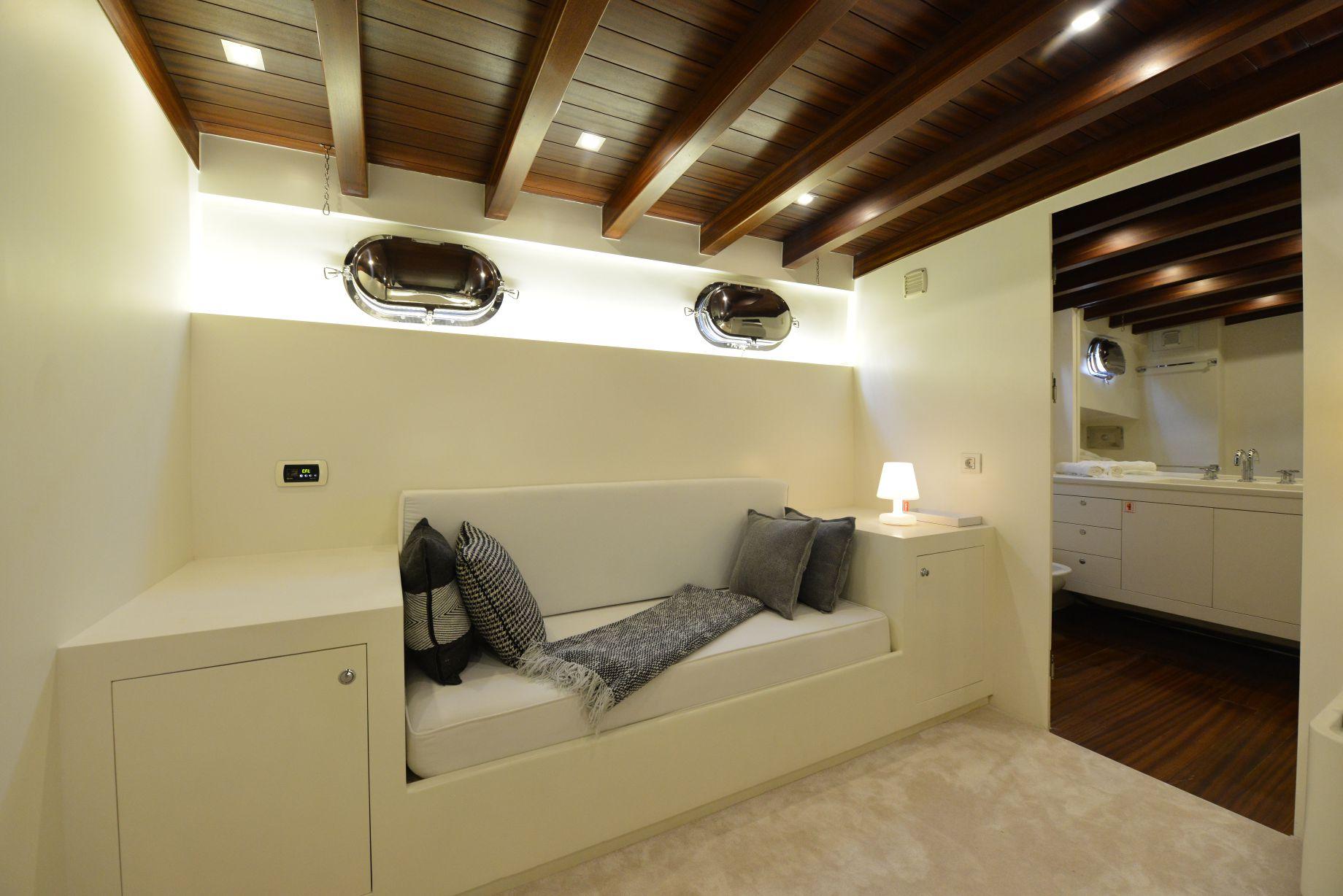 White Soul gulet accommodation interior cabin in Türkiye