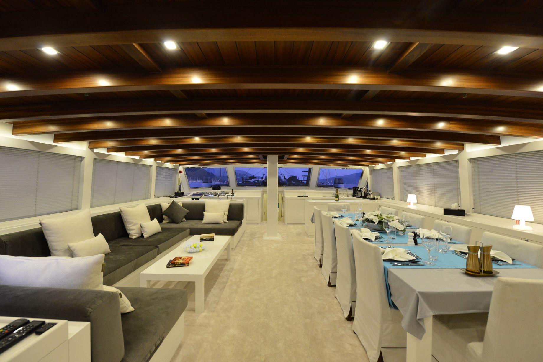 White Soul gulet amenities interior cabin in Türkiye