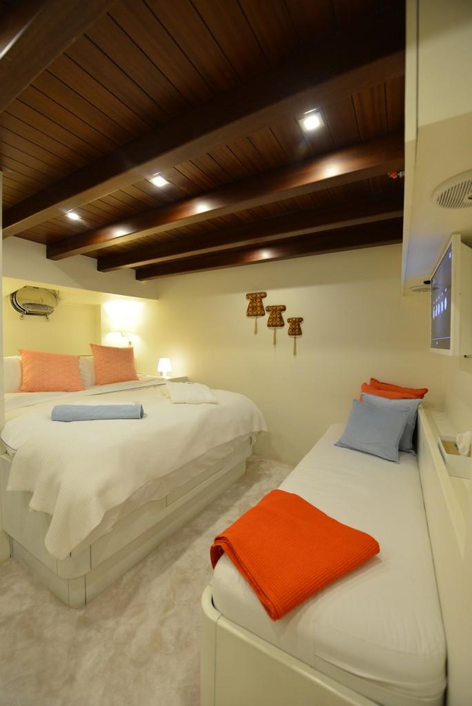 White Soul gulet accommodation interior cabin in Türkiye