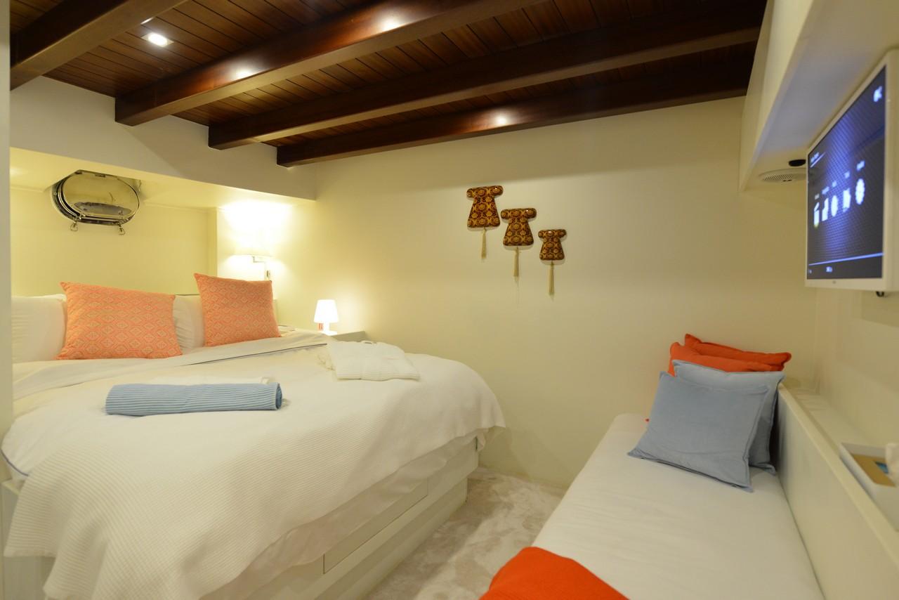 White Soul gulet accommodation interior cabin in Türkiye