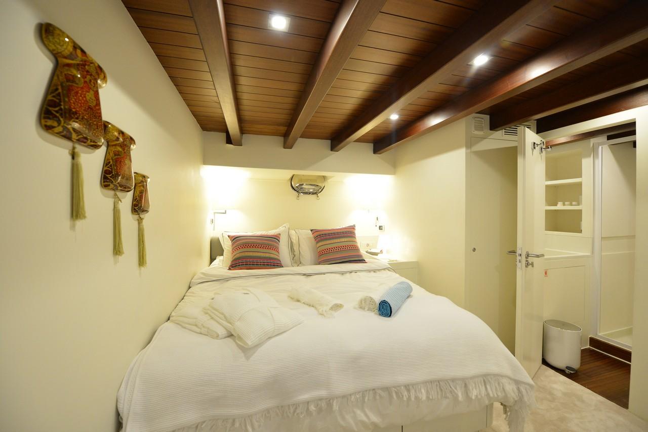 White Soul gulet accommodation interior cabin in Türkiye