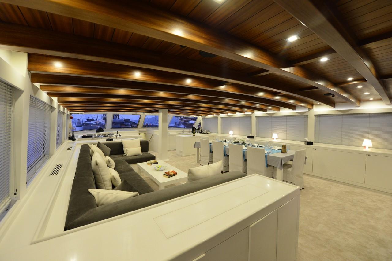 White Soul gulet amenities interior cabin in Türkiye