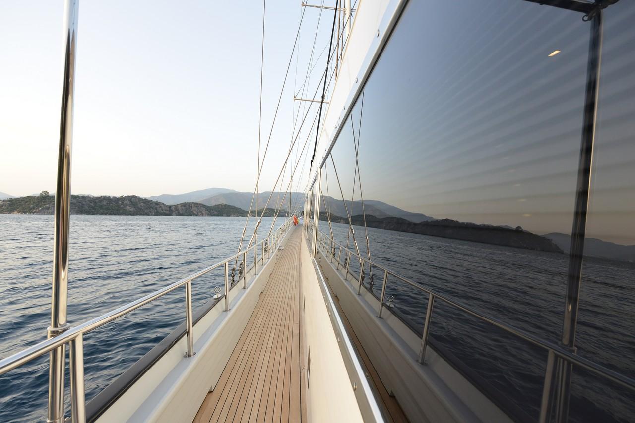 White Soul gulet amenities exterior deck in Türkiye