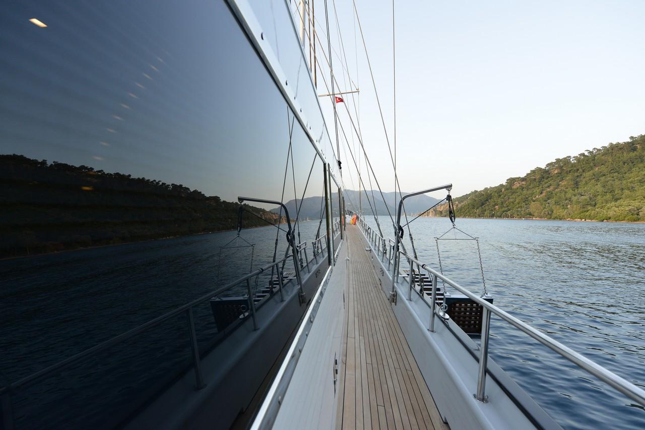 White Soul gulet amenities exterior deck in Türkiye