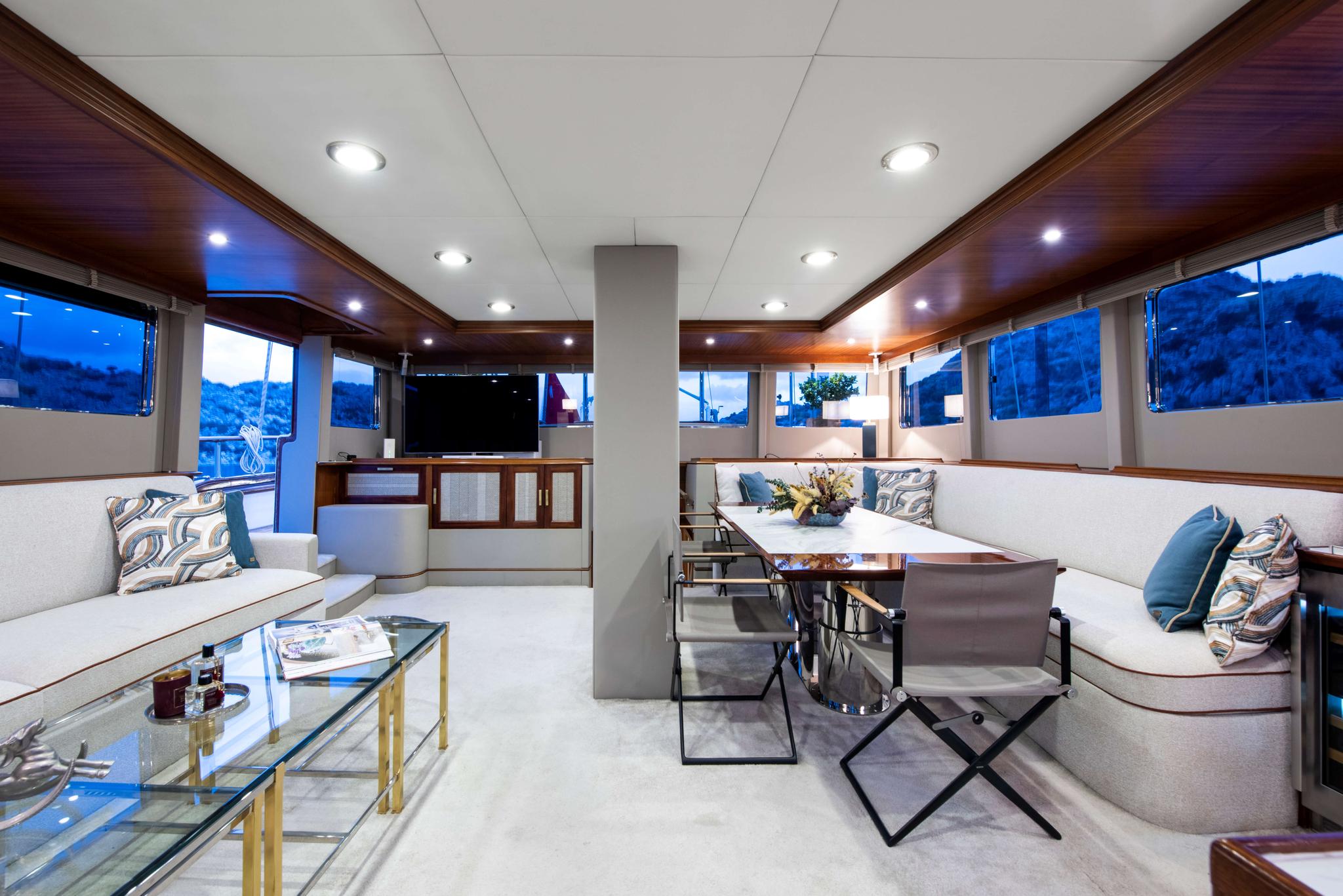 Mare Nostrum gulet interior cabin in Greece