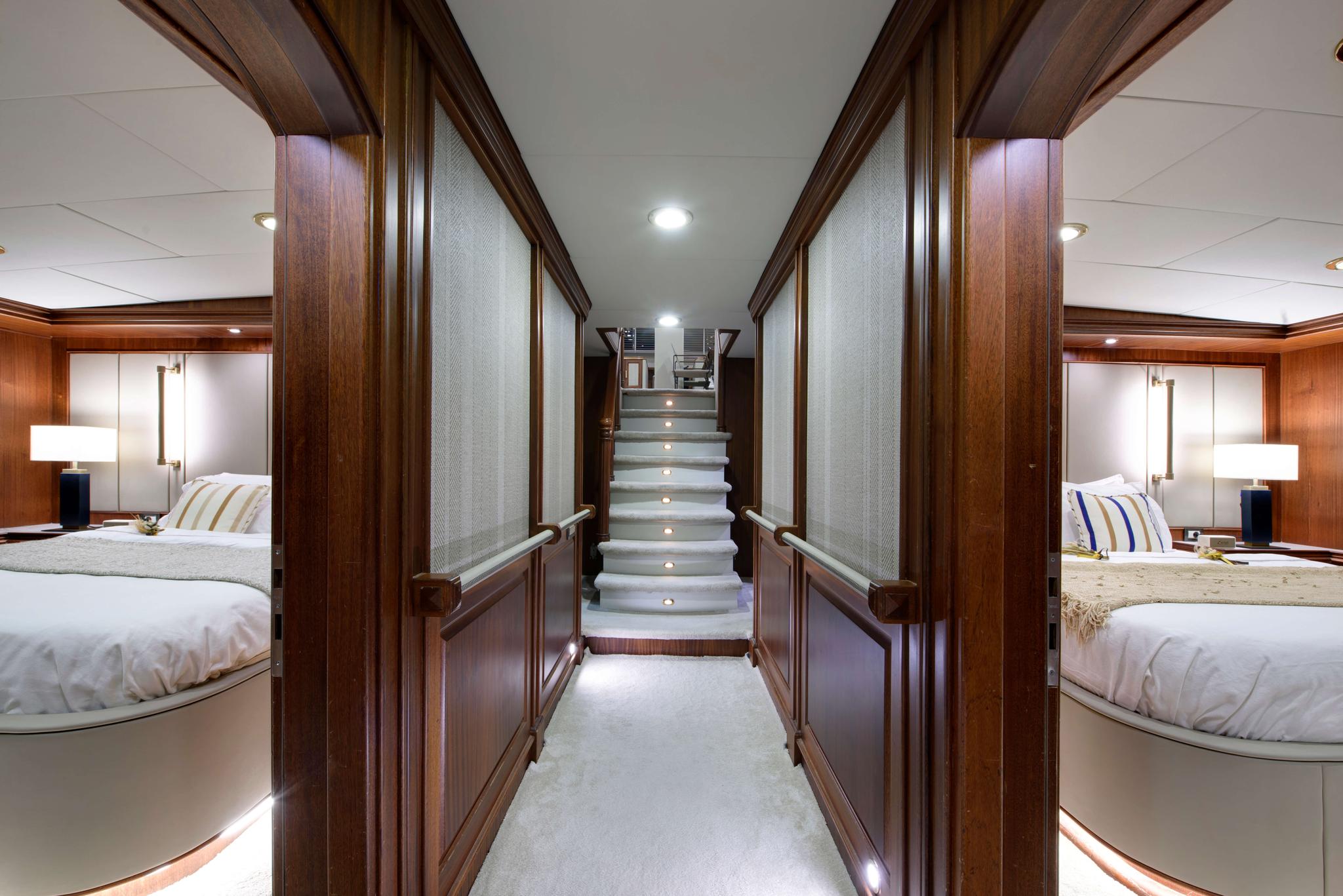 Mare Nostrum gulet interior cabin in Greece