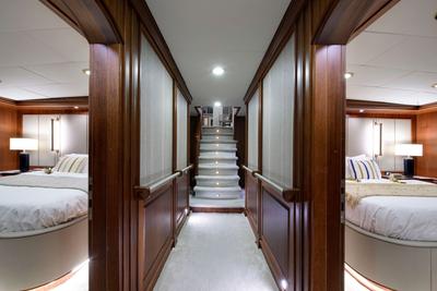 Mare Nostrum gulet interior cabin in Greece