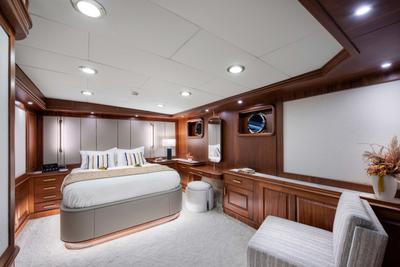 Mare Nostrum gulet interior cabin in Greece