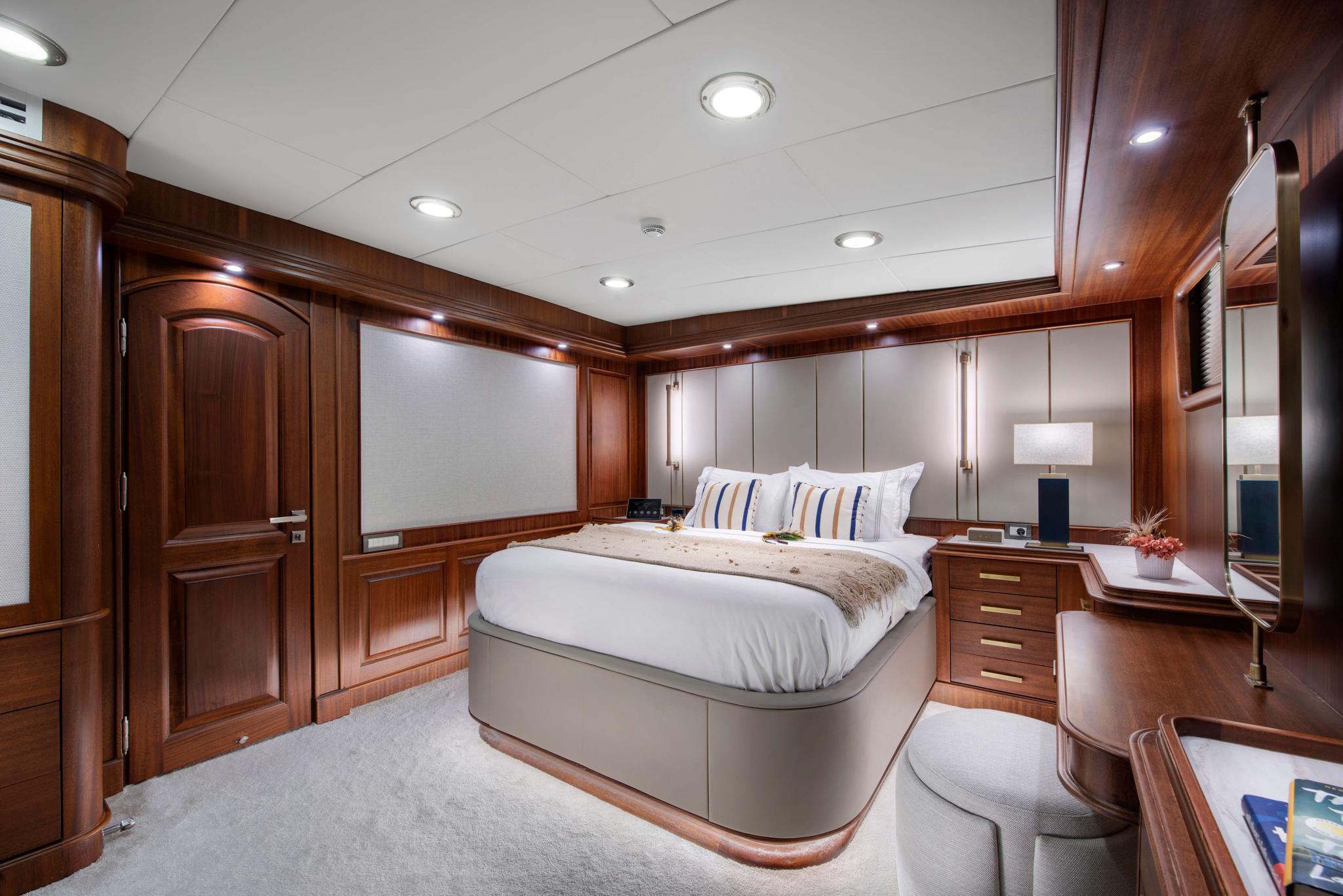 Mare Nostrum gulet accommodation interior cabin in Greece