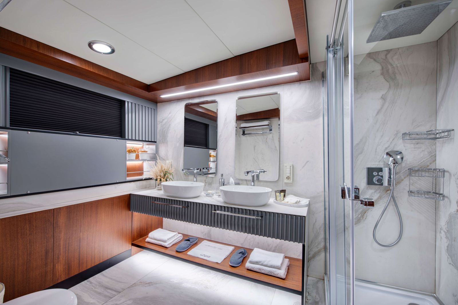 Mare Nostrum gulet accommodation interior cabin in Greece