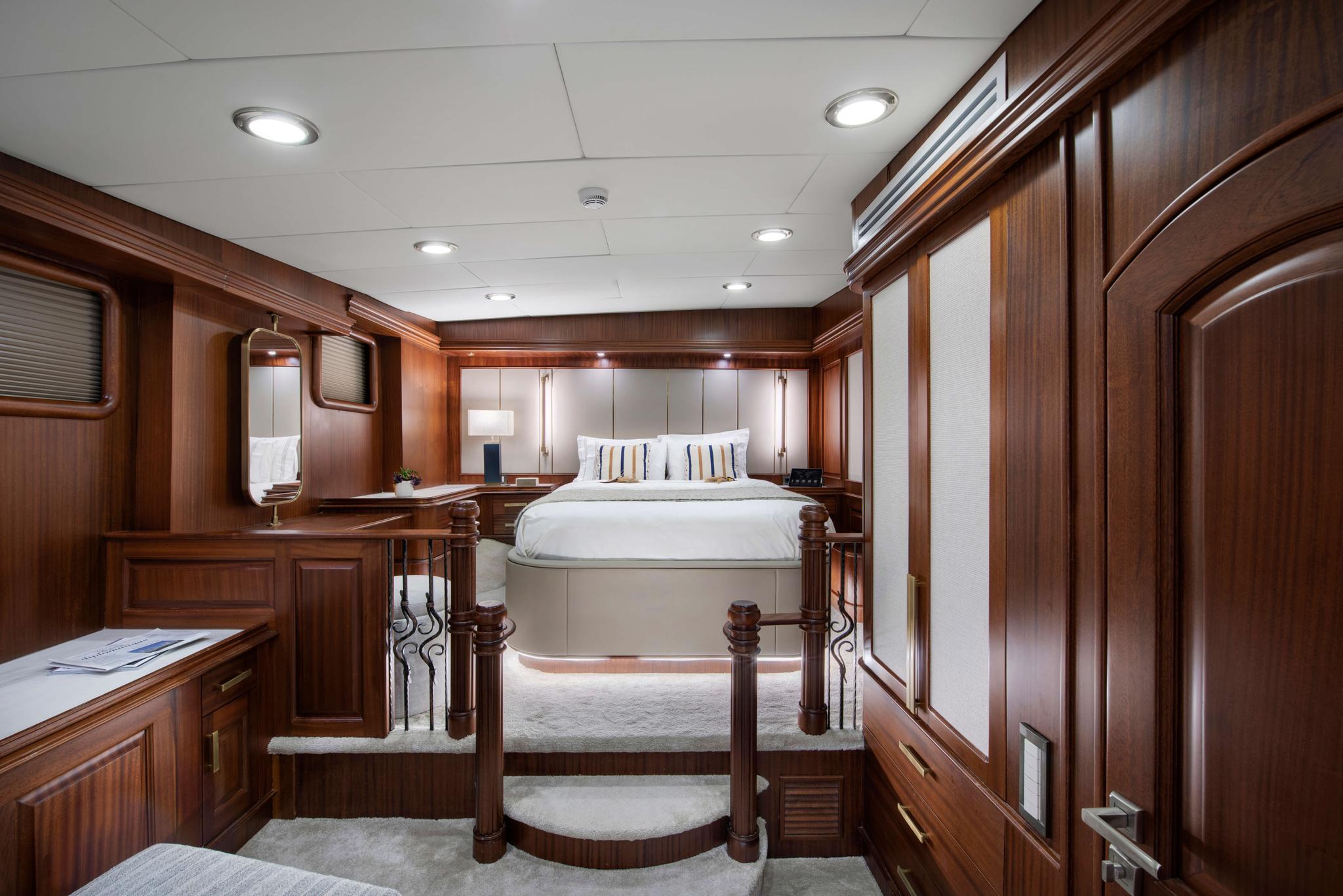 Mare Nostrum gulet interior cabin in Greece